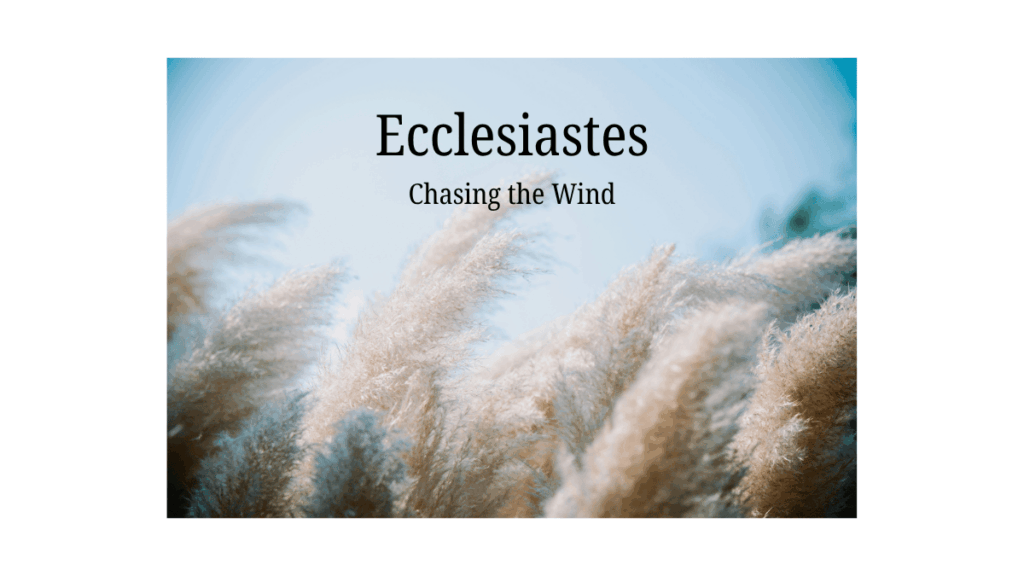 Ecclesiastes 7:15-9:12
